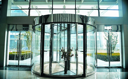 旋转感应门 | 防风节能 | 酒店/写字楼适用！